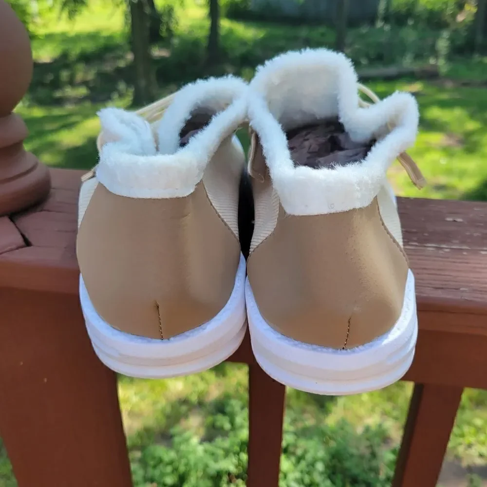 Cozy Fleece-Lined Casual Slip-On Shoes | Women’s Size 40 / 9  | New